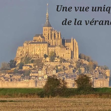 Vue Exceptionnelle Sur Le Mont Saint Michel Vila Huisnes-sur-Mer Exterior foto